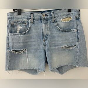 Rag & Bone Boyfriend Fit Vintage Cut Off Jean Shorts